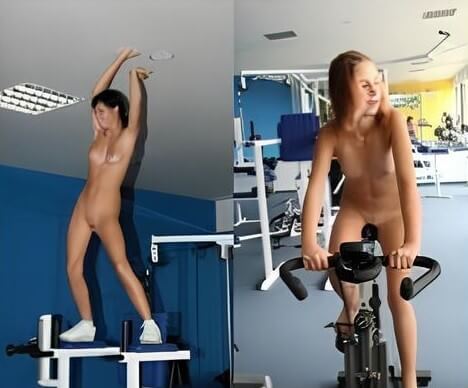 [OnnDL] Nudists in the gym pics