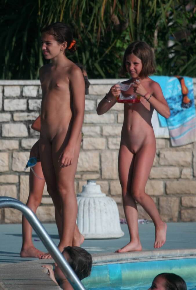 [OnnDL] Two Poolside Nudist Girls pics